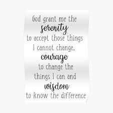 Serenity Prayer Posters Redbubble Prayer and the seed of faith are similar in nature. redbubble