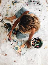 Signature and date painted on the side of the canvas. What To Do When You Re Bored