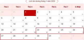 Năm này có tiến triển vững vàng nhưng chậm và một sức mạnh bền bỉ; Lá»ch Nghá» Táº¿t 2020 Táº¿t DÆ°Æ¡ng Lá»ch Am Lá»ch Nghá» Máº¥y Ngay