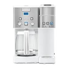 Pod coffee makers are usually made of plastic or stainless steel. Cuisinart Coffee Makers Small Kitchen Appliances The Home Depot