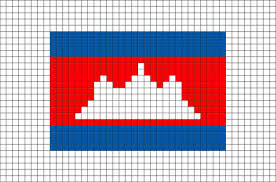 Flag Of Cambodia Pixel Art Pixel Art Pixel Art Templates Minecraft Pixel Art