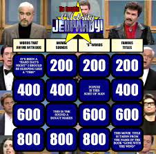 21 jul 2009 8 546. The Saturday Night Live Celebrity Jeopardy Cd