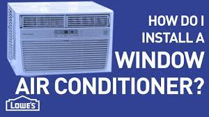 You'll generally be fixing the unit to your wall using screws and drywall anchors. How To Install A Window Air Conditioner Lowe S