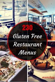 240 Gluten Free Restaurant Menus You Must Check Out In 2020 Gluten Free Restaurant Menus Gluten Free Restaurants Gluten Free Eating