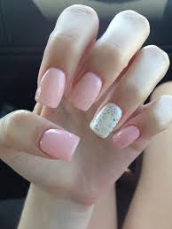 Light Pink Acrylic Nails Glitter White Light Pink Acrylic Nails Pink Acrylic Nails Glitter Nails Acrylic