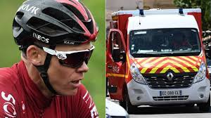 He's managed to put his feet on the floor for the first time in quite a froome broke his neck, femur, elbow, hip and ribs in the accident which happened after he took his hands off the handlebar to blow his nose and was hit. Froome Loses The Tour After A Serious Fall In The Dauphine