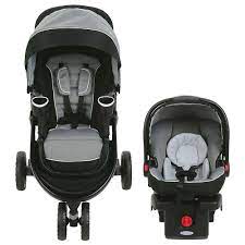 The Graco Modes 3 Lite Lx Stroller Travel System Gives You 9 Ways To Ride On A Sporty 3 Whee Travel System Stroller Graco Modes Click Connect Stroller Stroller