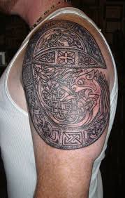 Beautiful celtic knot sleeve tattoo. Building A Celtic Sleeve Luckyfish Inc And Tattoo Santa Barbara