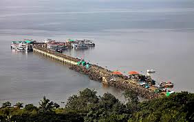 At Arabian Sea , on the way to ...