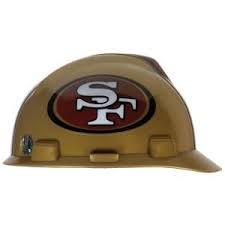 Unbranded San Francisco 49ers Nfl Hard Hat 818440 The Home Depot San Francisco 49ers Nfl San Francisco 49ers Football 49ers Football Logo