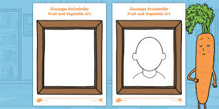 Carrot Club Giuseppe Arcimboldo Fruit And Vegetable Portrait Art Activity