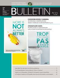 How to listen to the bulletin on your smart speaker. Bulletin Cover Winter 2018 Coa Canadian Orthopaedic Association Association Canadienne D Orthopedie