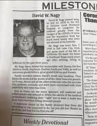 The table below compares abbott to the other 1,746 incorporated cities, towns and cdps in texas by rank and percentile using july 1, 2020 data. Small Town Newspaper Obituary For Covid 19 Victim Blames Trump Texas Gov Greg Abbott And Covidiots Everywhere Boing Boing