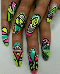 I would go gaga over it whenever i look at them. Really Unique Crazy Nail Designs