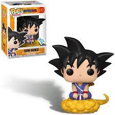 Dragon ball tells the tale of a young warrior by the name of son goku, a young peculiar boy with a tail who embarks on a quest to become stronger and learns of the dragon balls, when, once all 7 are gathered, grant any wish of choice. Amazon Com Funko Pop Dragonball Young Son Goku Sitting On Flying Nimbus Insider Club Exclusive Vinyl Figure Toys Games