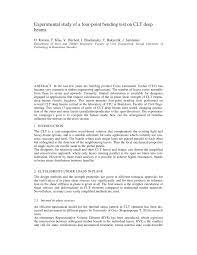 Lab tests online encourages you to discuss your lab test results with your health practitioner, using this web site to help formulate your questions. Pdf Experimental Study Of A Four Point Bending Test On Clt Deep Beams