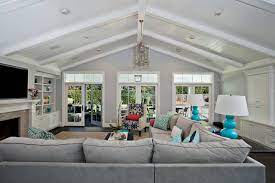 The room will still feel grand, just not. Vaulted Ceiling Lighting Houzz