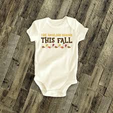Adding a pumpkin to your patch? Personalized Baby Bodysuit Fall Spoiling Pregnancy Announcement Bodysuit
