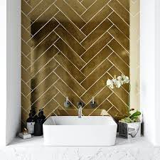 Check spelling or type a new query. British Ceramic Tile Metallic Gold Wall Tile 75mm X 300mm Victoriaplum Com