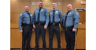 Three Robbinsville Police Officers Promoted, Adding Two Lieutenants  Considered by Town Council