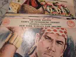1964-65 NY World's Fair Edition THE GASPARILLA COOKBOOK FL. WEST COAST  RECIPES