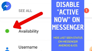 Oct 30, 2018 · open the messenger app; How To Disable Active Now Last Seen On Facebook Messenger Checked It Works At 2018 Youtube