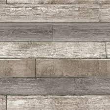 Nuwallpaper Reclaimed Wood Plank Natural Peel Stick Wallpaper Gray Stick On Wood Wall Wood Plank Wallpaper Peel And Stick Wallpaper