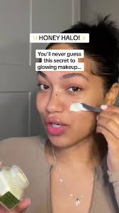 More than a moisturizer 💛 Honey Halo deeply hydrates and preps your skin  for glowing makeup that lasts all day #honeyhalo #honeyskin  #bestmakeupprimer