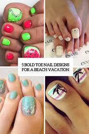 Nail ideas as happy to usher in 2021 as you. 15 Bold Toe Nail Designs For A Beach Vacation Styleoholic