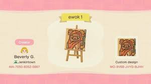 Acnh Designer Code Ewok Star Wars Animal Crossing Game Animal Crossing Qr Ewok