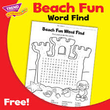 There is a choice between an upper case word list and. Summer Fun Word Search Worksheets Teaching Resources Tpt