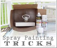 Spray paint art or graffiti is the practice of using cans of spray paint to create designs on different surfaces such as on walls, cement, plaster, glass this is a contraption that is placed over the nozzle of your spray paint can and acts as a big handle. To Limit Your Mess Spray Paint An Item Inside Of A Cardboard Box Painting Tips Diy Painting Diy