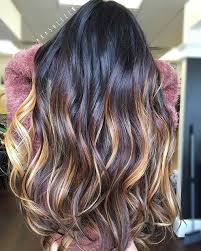 The hair is significantly lighter on the bottom. 23 Different Ways To Rock Dark Brown Hair With Highlights Page 2 Of 2 Stayglam