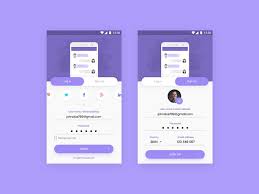 Ios and android ui resources free adobe xd resource by solomon selvam. Download Free Psd Sign Up And Log In Screen By Shourav Chowdhury App Design Layout Mobile App Design Android Design