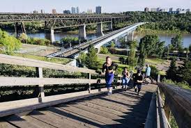 To help guide you as you build your stairway, insert posts into the ground on either side of the path you plan to build. Hate Hills Run Stairs Instead Canadian Running Magazine
