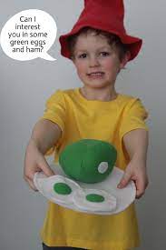 Easy Diy Green Eggs And Ham Costumes For Dr Suess Day Green Eggs And Ham Book Week Costume Dr Seuss Day