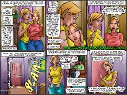 Mother Daughter Day - illustrated interracial - Porn Cartoon Comics