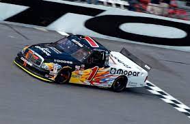 34:54 minutes in and we already have a truck flipping over. Nascar Images Daytona International Speedway