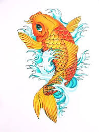 Los peces koi de color negro representan el coraje para superar grandes retos, igual que hizo el pez que remontó las cascadas del río amarillo. Forum Outer Space O Unico Com Emotikongs Tatuaje Pez Koi Pez Koi Dibujo Pez Koi
