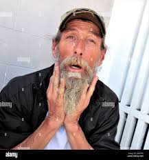 Homeless man los angeles hi-res stock photography and images
