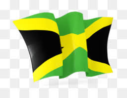 The shield of arms of the coat of arms of jamaica (a red cross on a white field, a yellow pineapple is in each cross), with the queen's personal monogram imposed in the centre Flag Of Jamaica Png And Flag Of Jamaica Transparent Clipart Free Download Cleanpng Kisspng