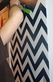 Ronda lee is an associate editor for insurance at personal finance insider covering life, auto, homeowners, and renters. How To Paint Chevron Stripes On A Wall Paint Chevron Paint Chevron Stripes Chevron Painted Walls