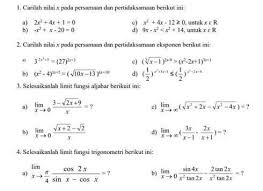 Maybe you would like to learn more about one of these? 1 Carilah Nilai X Pada Persamaan Dan Pertidaksamaan Chegg Com