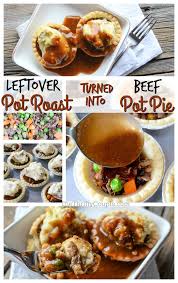 Full ingredient & nutrition information of the beans with leftover pork shoulder picnic roast calories. Beef Pot Pie Tarts Made From Leftover Pot Roast The Thrifty Couple