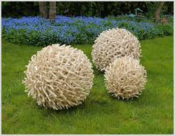 Deko Garten Metall Gartenkugeln Garten Deko Garten Design