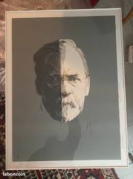 Lithographie de Louis Pasteur par Raymond Moretti
