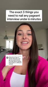 Replying to @kats spam! the 3 key things you need to do and now going into  nailing your pageant interview that’s under the six minute time  #pageantcoachoftiktok #pageantcoaching #pageanttiktok ...
