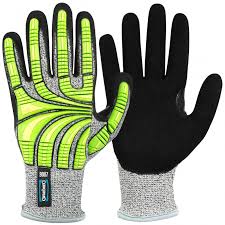 Cut Resistant Impact Hi Viz Protective Gloves Granberg