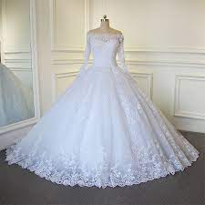 Get one in every color or choose from a wide variety. Stock Dress White Color Back Lace Up Full Lace Long Sleeves Ball Gown Wedding Dr Fairy Tale Wedding Dress Wedding Dresses Long Sleeve Ball Gown Wedding Dress