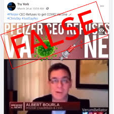 Maybe you would like to learn more about one of these? Pfizer Ceo Got Vaccinated Contrary To Claim In Video Factcheck Org
